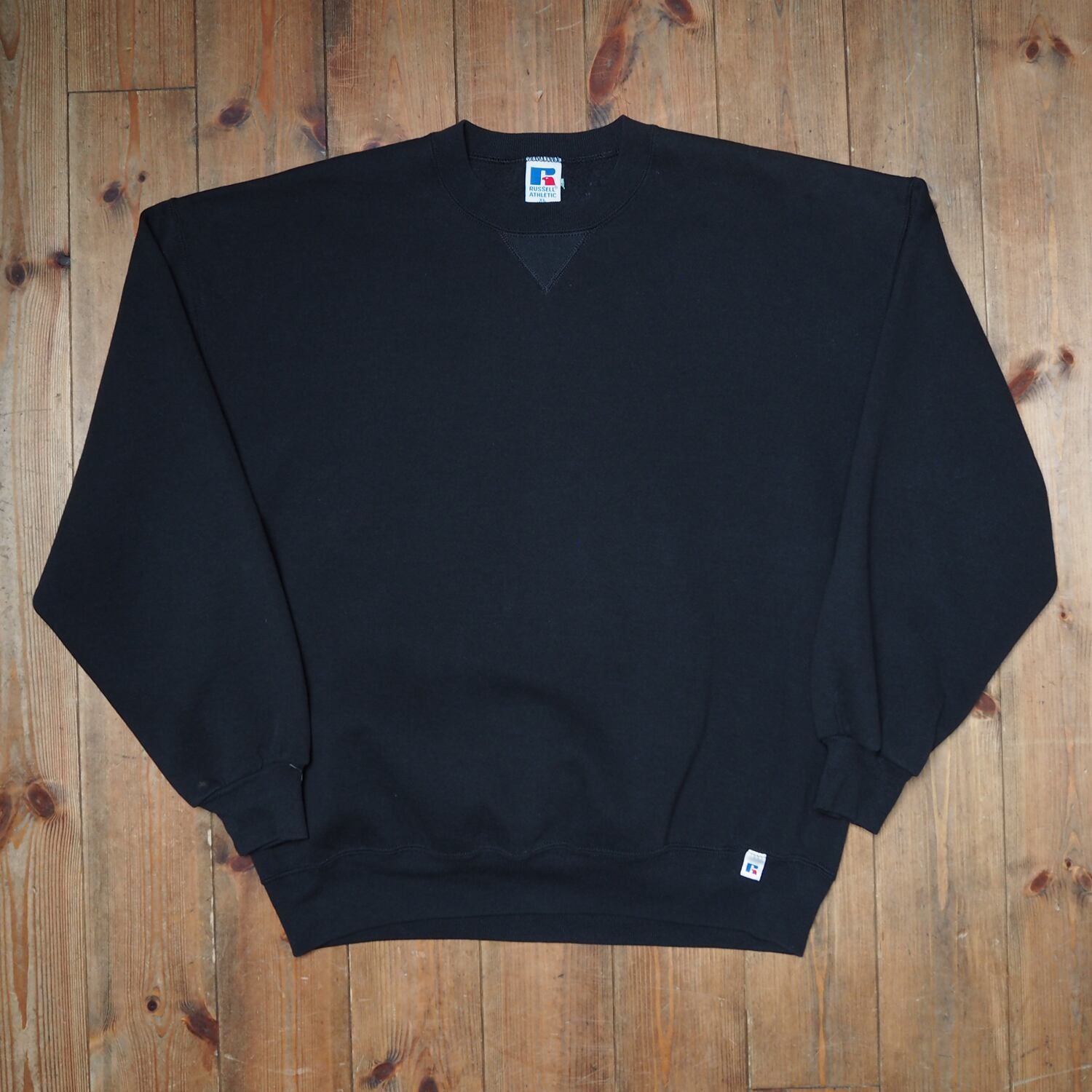 80s USA Russell Athletic ラッセル スウェット 黒 7190469b516286fbcbb222b8669788