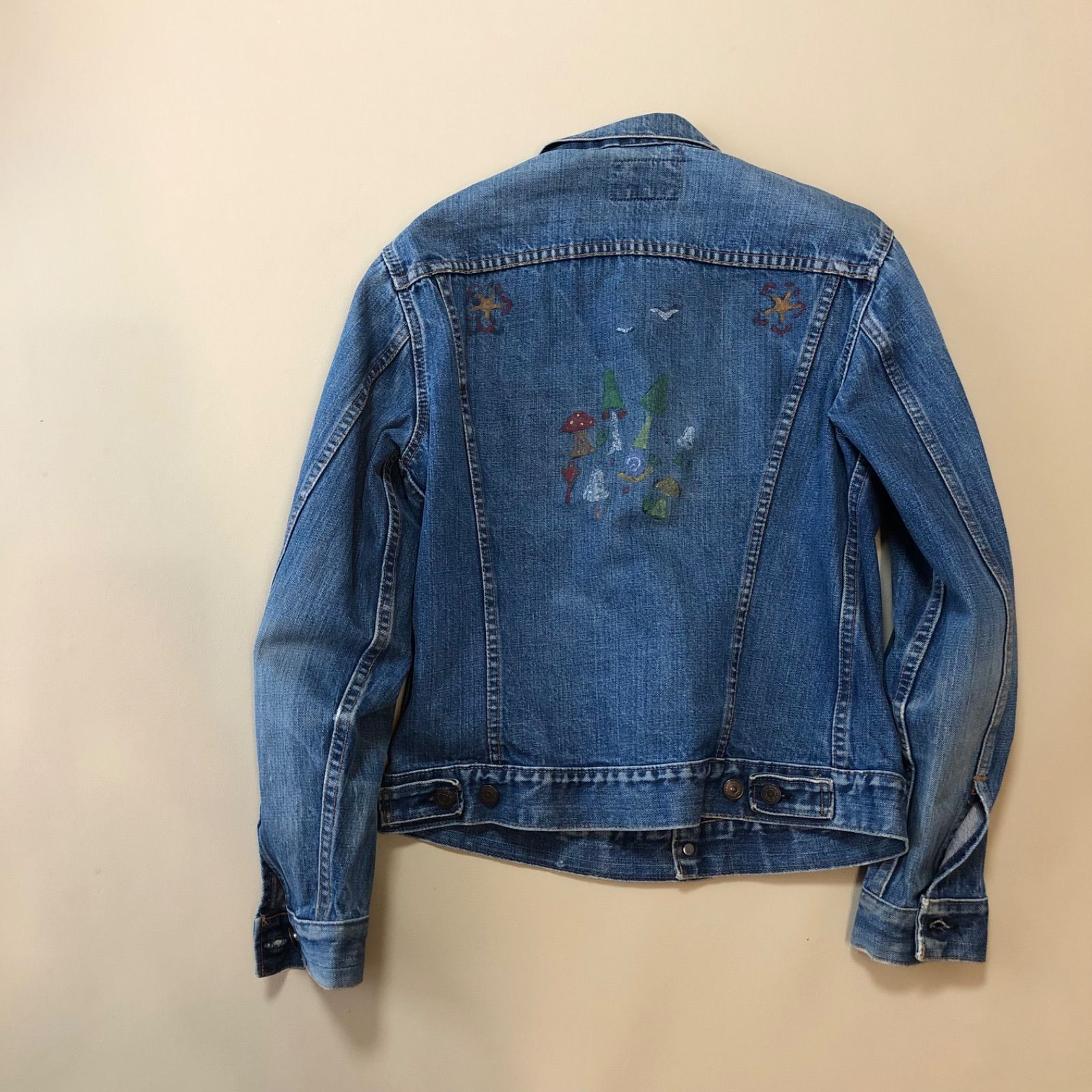 旧製品希少、当時は特に人気のあった957compositeｍの新品保有品が特価！ 古着 60年代 リーバイス Levi's 70705 BIG E ビッグE ケアタグ