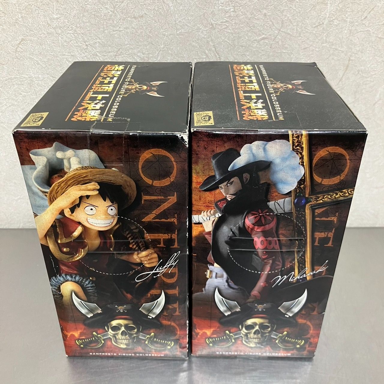 (未使用･未開封品)ワンピース SCultures 造形王頂上決戦 vol.2 ルフィ、ミホーク 全2種セット 未開封 ワンピース SCultures BIG 造形王頂上決戦Vol.2 ルフィ