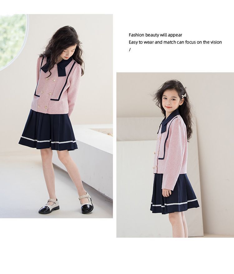 女の子　フォーマル　130 スーツ セットアップ 子供服 子供フォーマル 入学式 卒園式