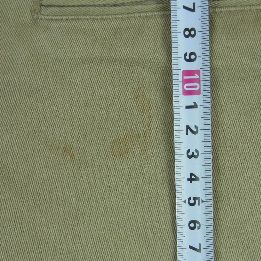 ミリタリー MILITARY U.S.ARMY トラウザーズ チノ パンツ ベージュ系 36 × 31【中古】 50s  M-52 WOOL TROUSERS MILITARY ヴィンテージ ビンテージ