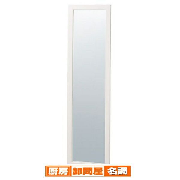 木製スリム立掛けミラー(鏡厚5mm) ホワイト  61-133-1-2 店舗什器 ディスプレー マネキン 装飾品 販促用品 ハンガー ラッピング