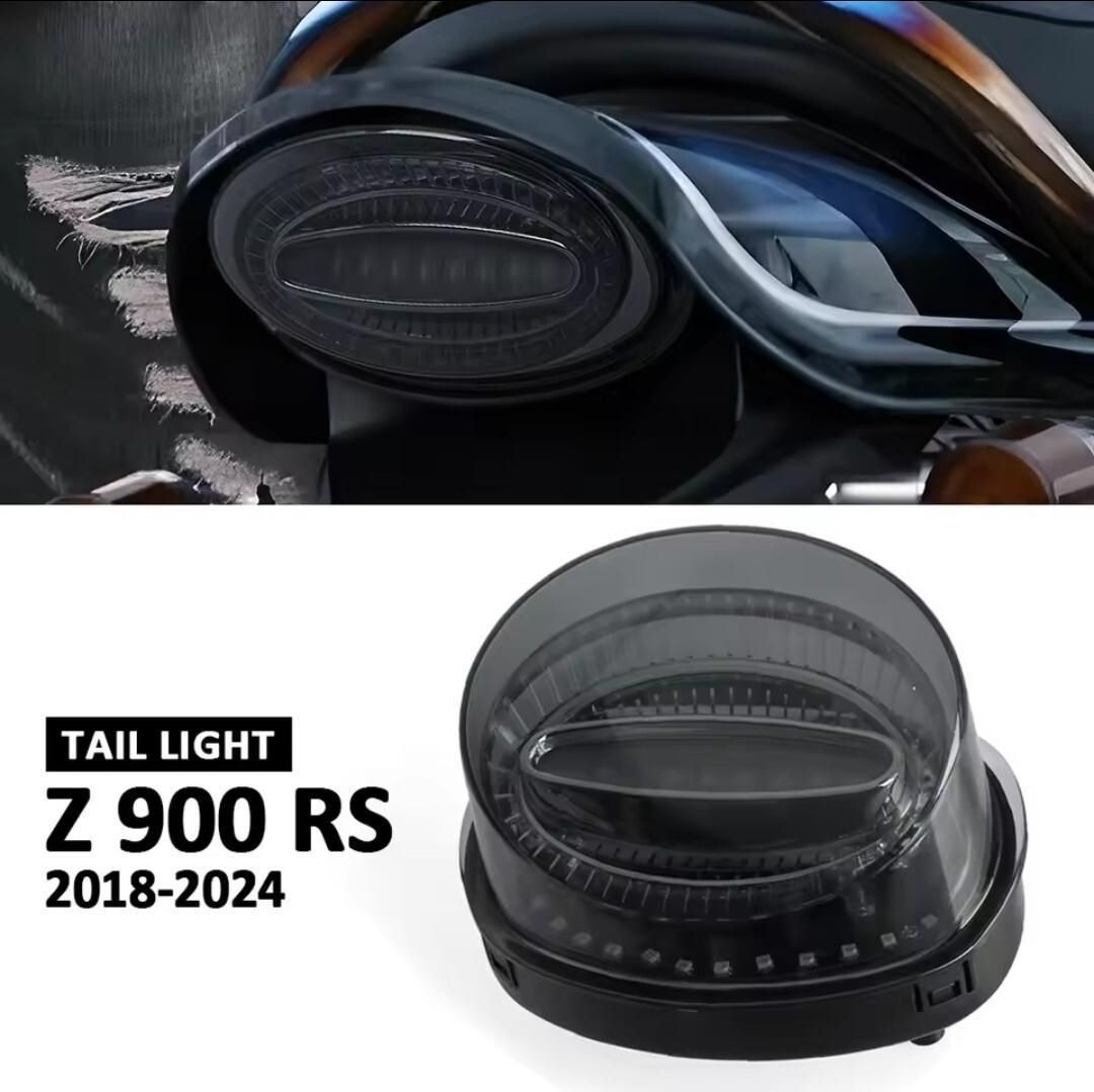 ライトスモーク LED カワサキ Z900RS テールランプ テールランプ カプラーオン 視認性抜群の高品質 超高輝度LED統合フラッシュテールライト