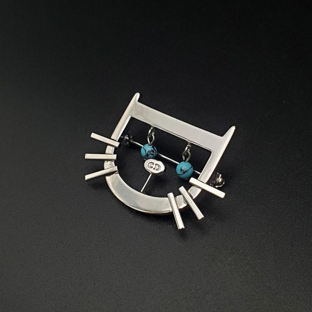 Chrstian Dior クリスチャンディオール 猫モチーフ ブローチ