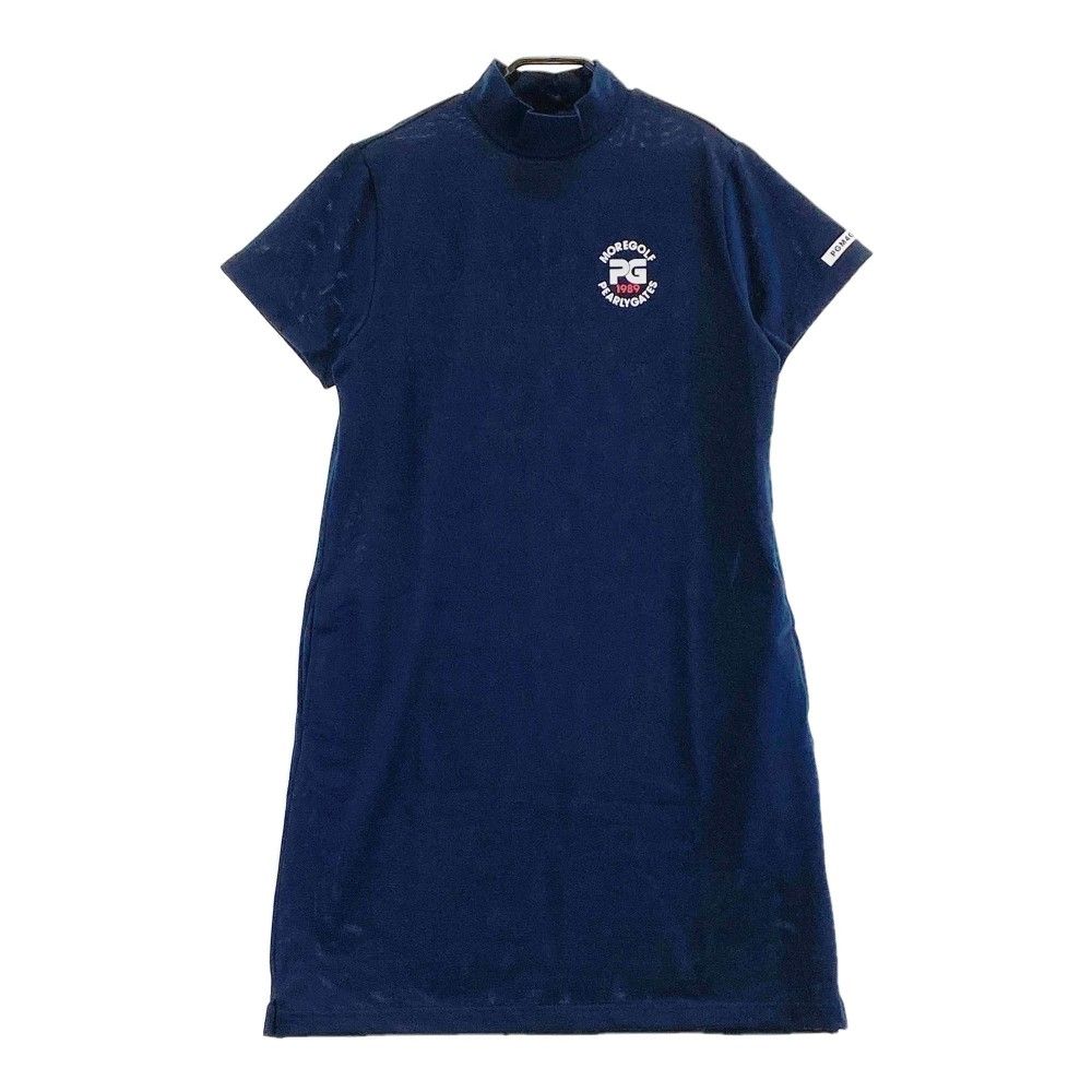 PEARLY GATES パーリーゲイツ 半袖ワンピース ニコちゃん ネイビー系 0