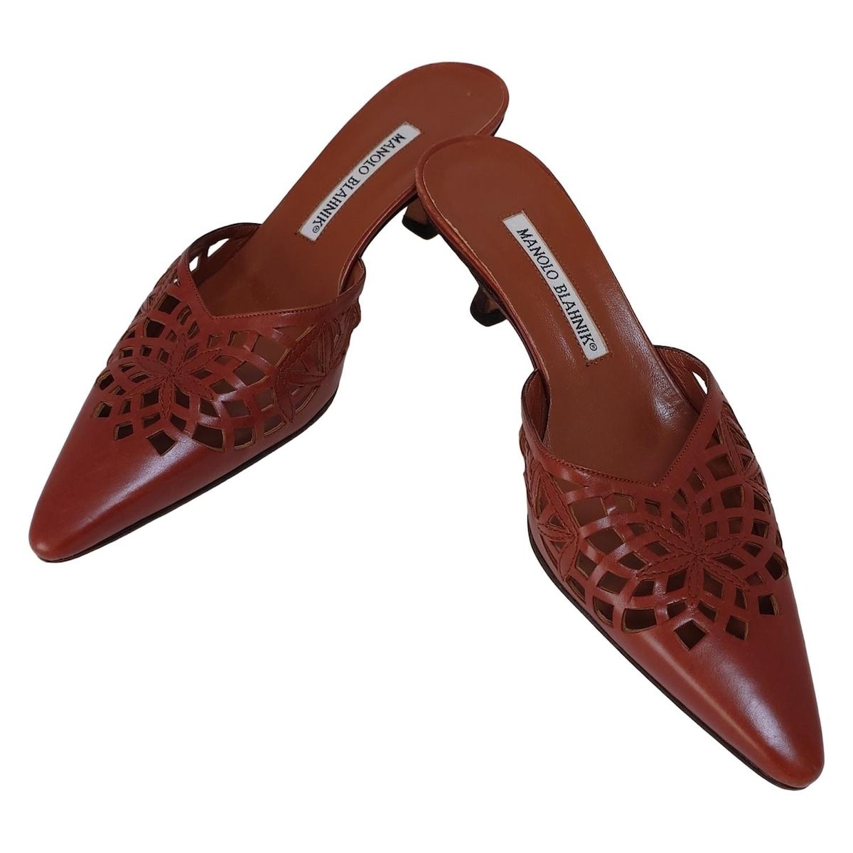 MANOLO BLAHNIK(マノロブラニク) ミュール 36 1/2 レディース