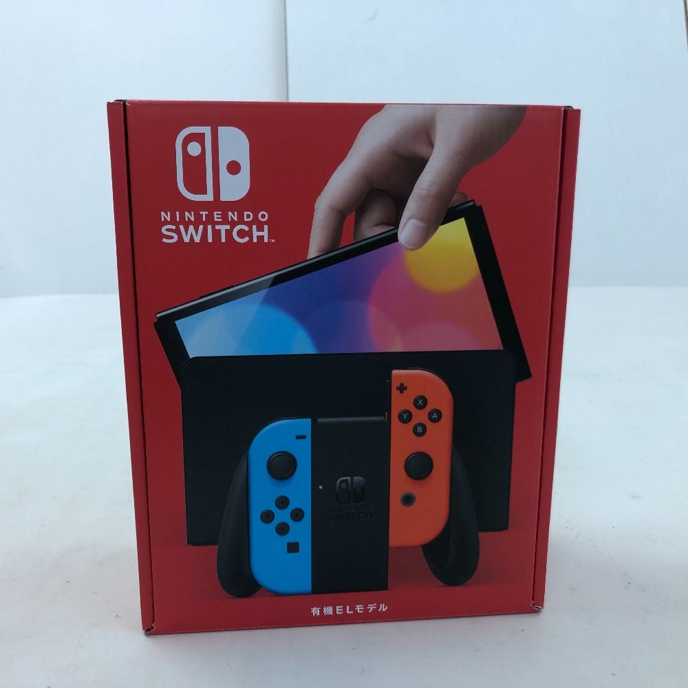 02w04923 Nintendo Switch ニンテンドースイッチ 有機ELモデル Joy-Con(L)ネオンブルー/(R)ネオンレッド ※未使用品  【中古品】 - メルカリ