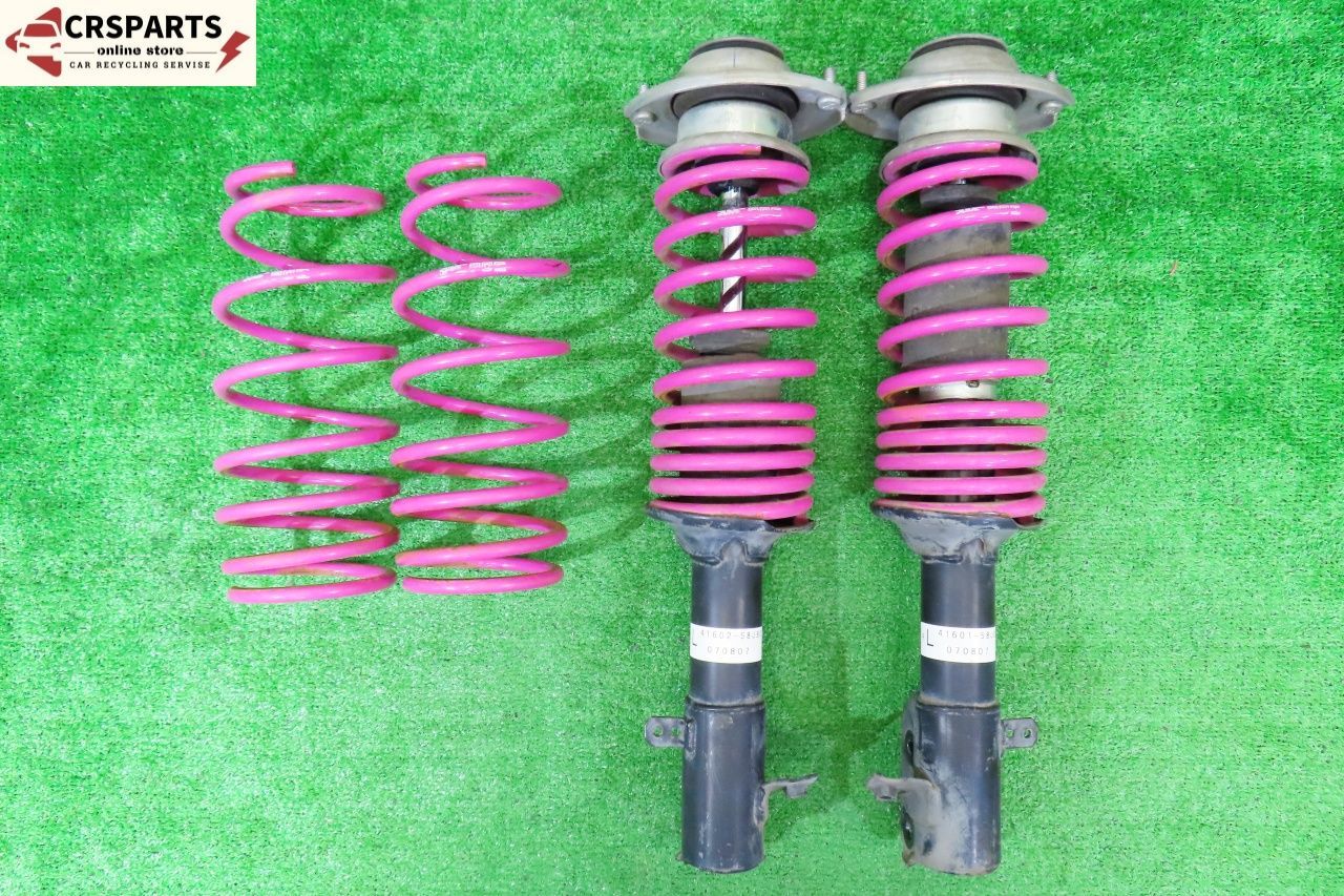 JIC X-Magic PDS ダウンサス スプリング バネ コイル 1台分 MH22S ワゴンR 純正 Fショック付 おまけ No 13775