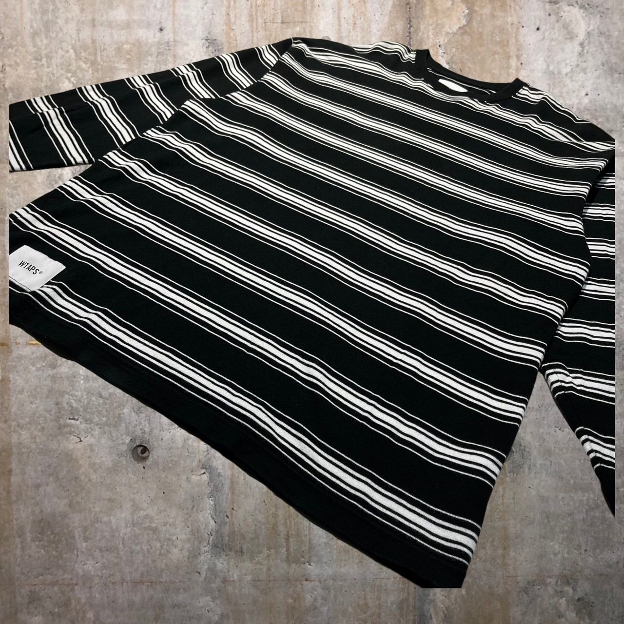 WTAPS(ダブルタップス) 22AW BDY 01 / LS / COTTON. TEXTILE/ボーダー 
