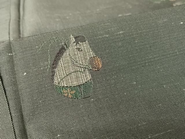 平和屋着物○京の名門・菱屋六右ェ門 紬 玩具文 正絹 逸品 AAAW4001np