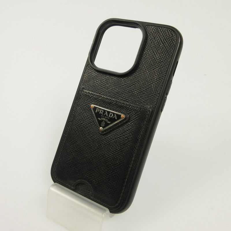 姫路東店 PRADA プラダ スマホケース 1ZH181 サフィアーノ iPhone 15pro 135