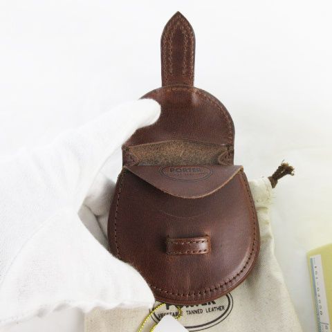 完璧 PORTER ポーター NATURE レザー ネイチャー 161-04650 CASE COIN 小物