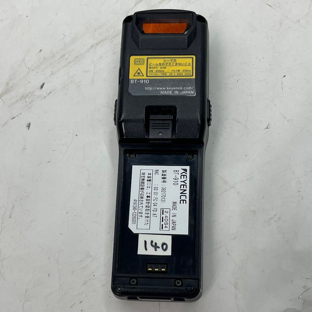 キーエンスハンディターミナルBT910ワイヤレスWifiタイプバッテリーなし バッテリー