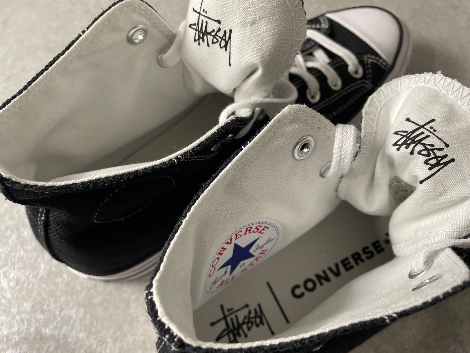 新品】STUSSY x CONVERSE ALL STAR 70 HI BLACK CHUCK TAYLOR 