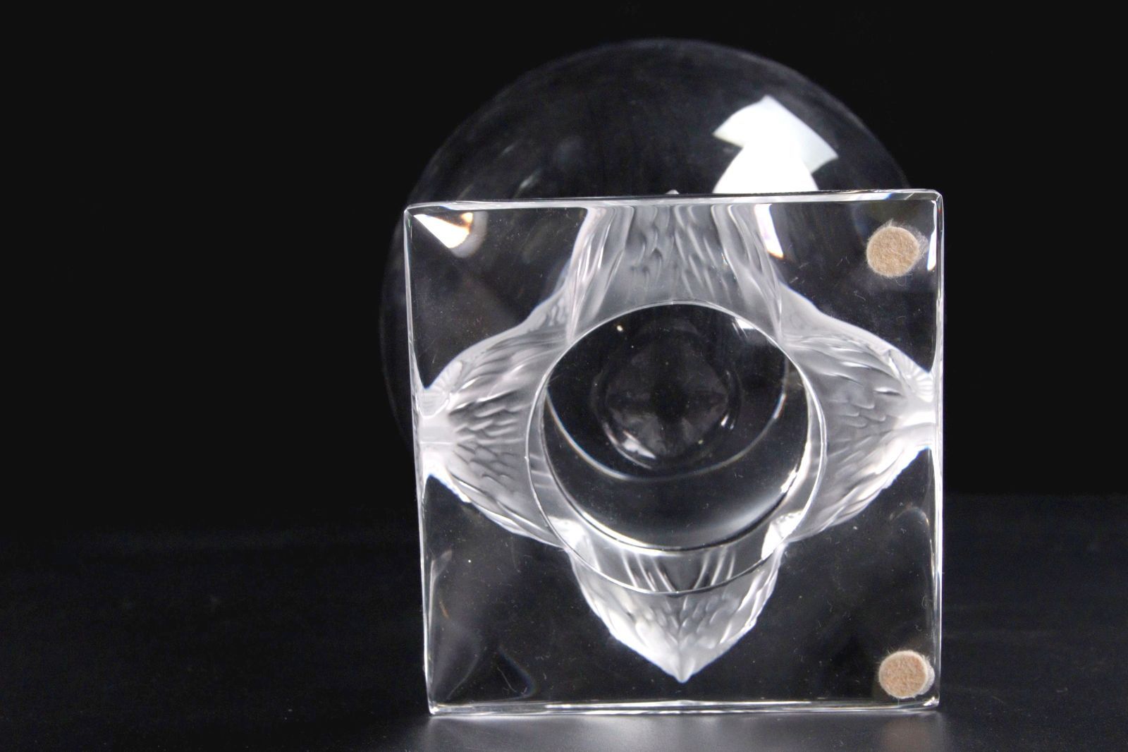 Lalique ルネ・ラリック　花瓶　フラワーベース ▽ Lalique ルネ・ラリック グランデュック オウルフラワー