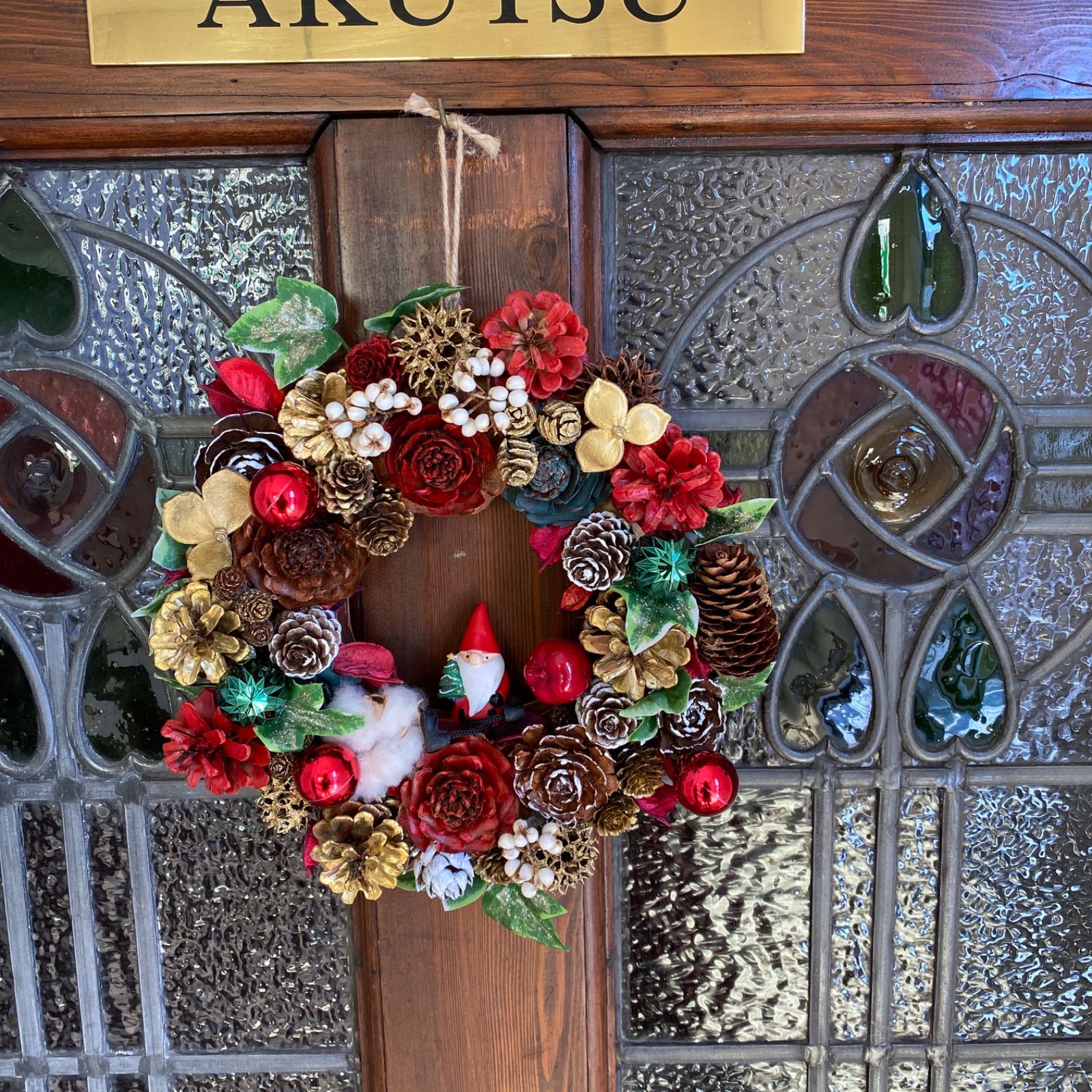 ⭐️ クリスマスリース ⭐️ 〜ナチュラル〜 - メルカリ