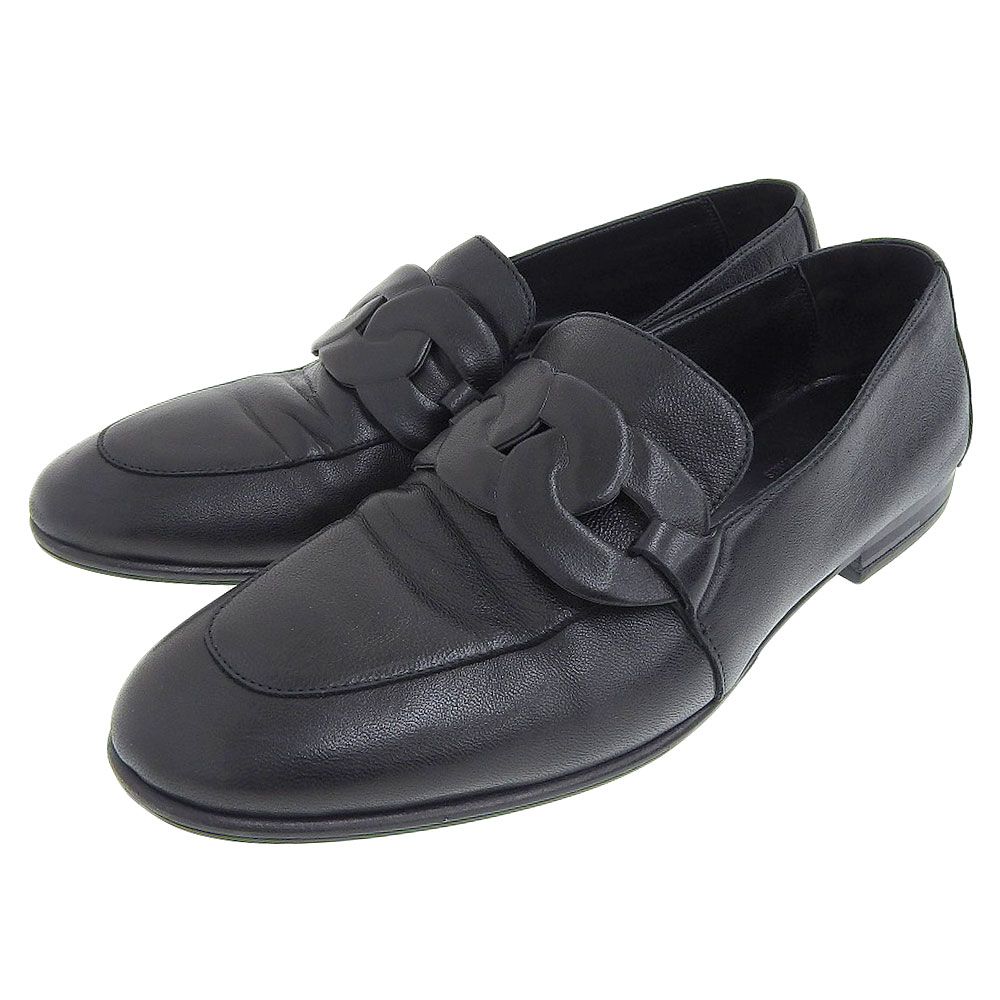 ♥HERMES エルメス ローファー 37 レザー ブラック系 楽天市場】HERMES