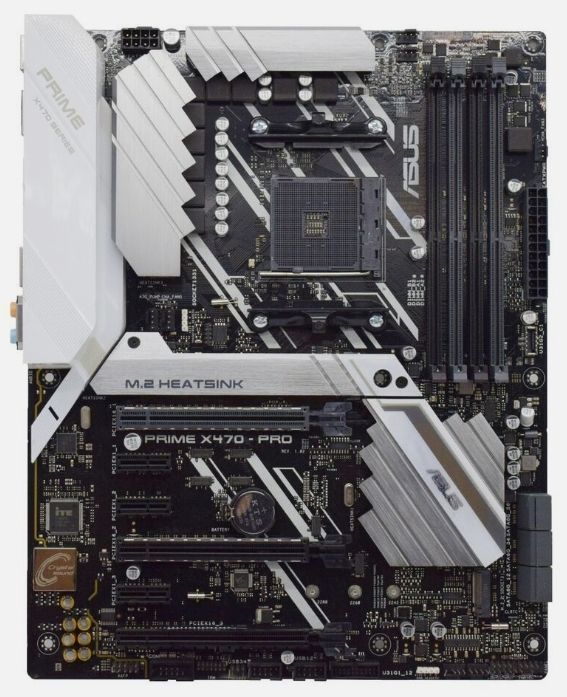 ASUS PRIME X470-PRO AMD X470 Socket AM4 DDR4 SATA3 M.2 HDMI ATX Motherboard