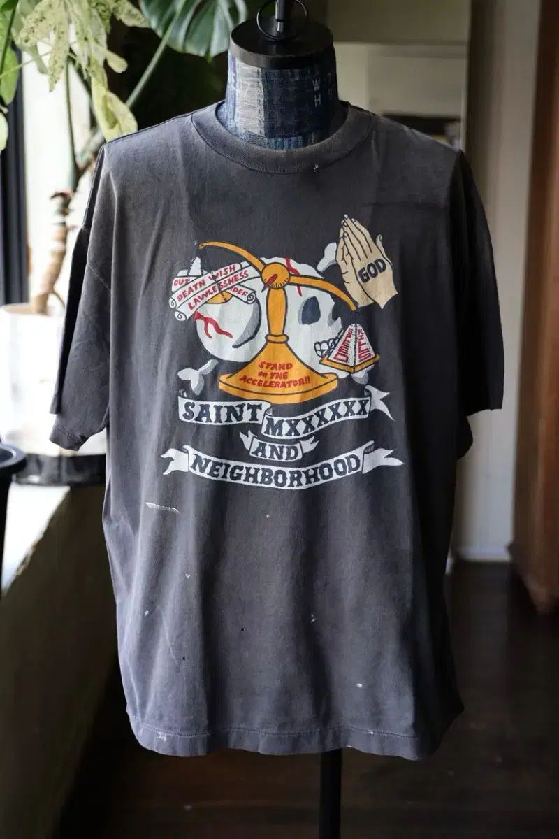 新品 L SAINT MICHAEL(セント マイケル) x NEIGHBORHOOD 
