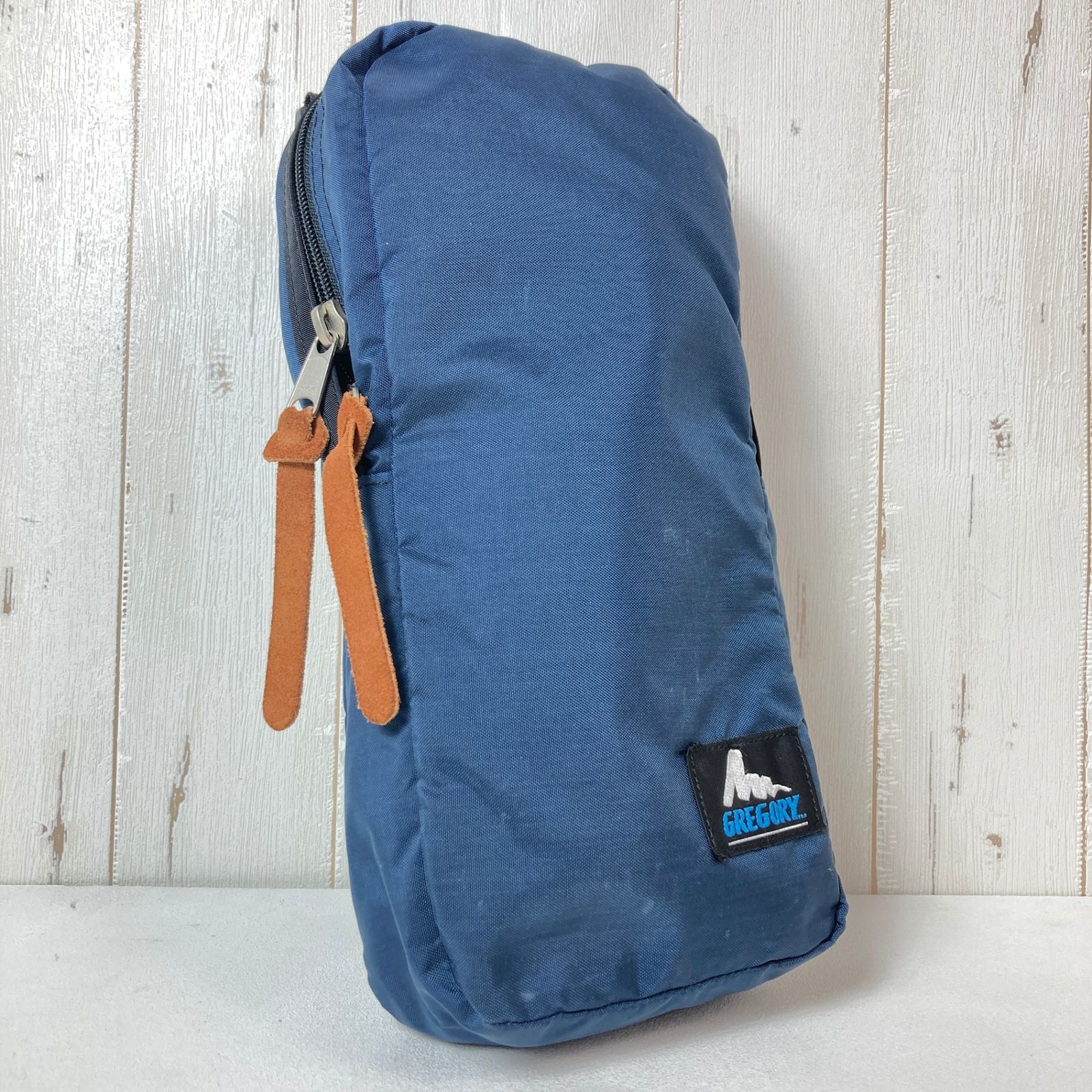 OneSize ネイビー系 1990s Gregory グレゴリー シングルポケット Single Pocket Navy 青タグ 旧タグ 生産終了モデル 入手困難 ナイロン バッグ ストレージ 外付けポーチ z00053468