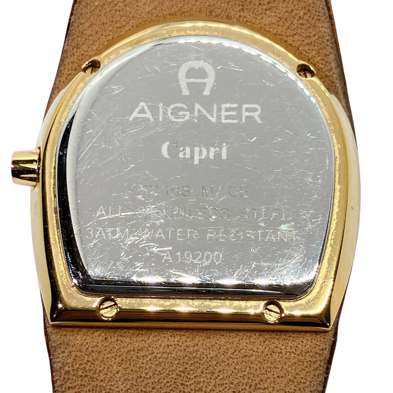 AIGNER アイグナー Capri 腕時計 アナログ A19200 ワインレッド 