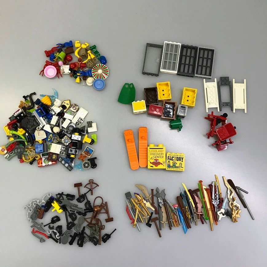 LEGO レゴ ミニフィグ用 武器 装飾品 DX 200g以上 小物 旗 防具 