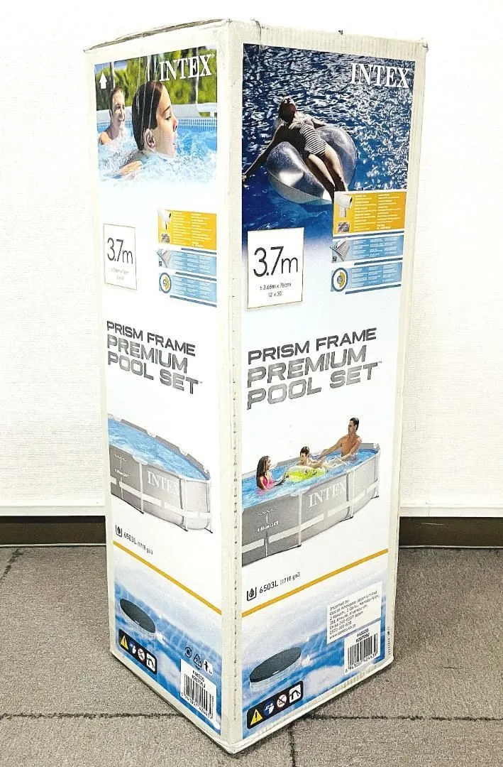 特大プール！INTEX インテックス 3.66m x 76cm プリズムフレーム プレミアムプールセット カバー付 26709J【新品未開封 品】|mercariメルカリ官方指定廠商|Bibian比比昂代買代購