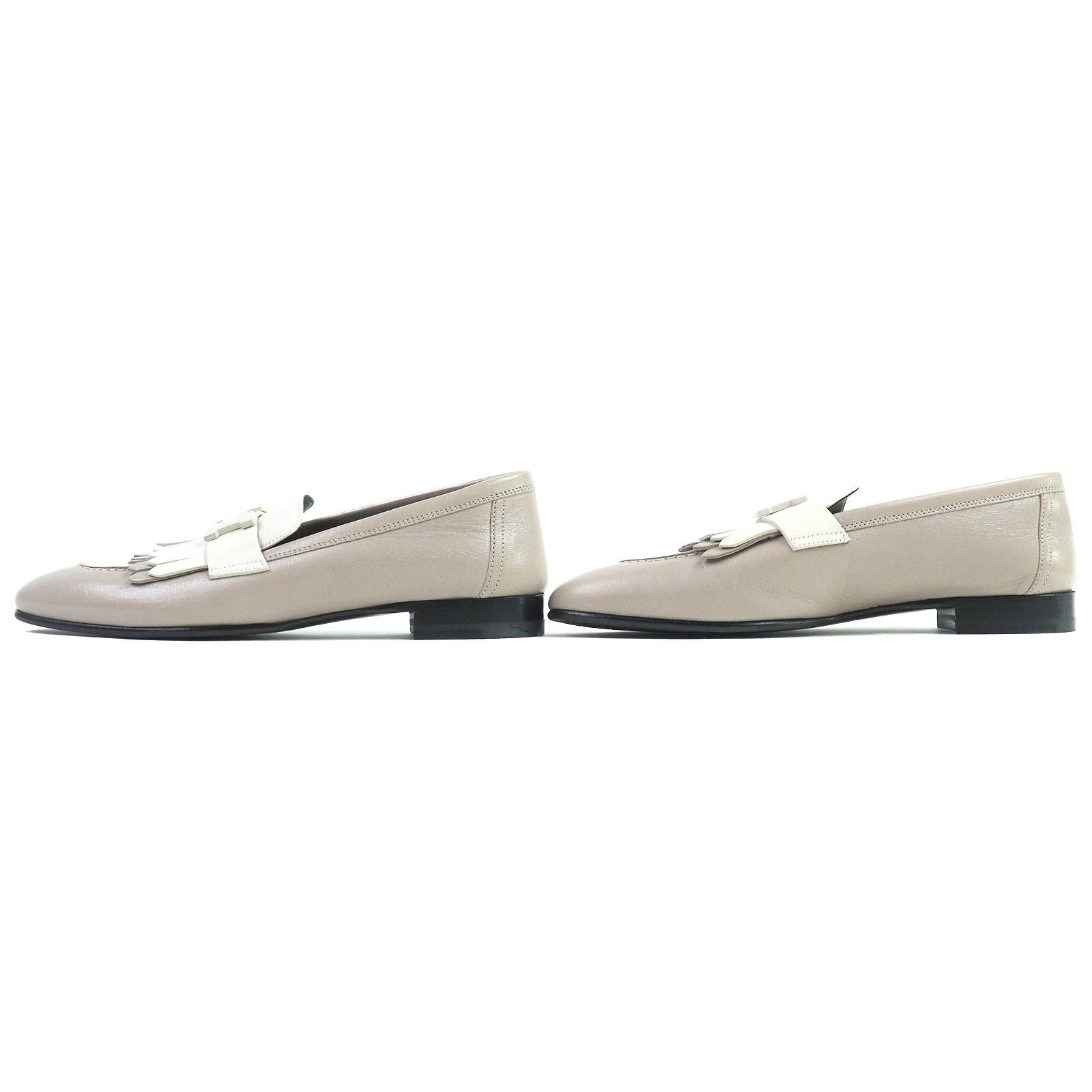 ✮美品✮HERMES エルメス ベージュ キャンバス レザー ローファー Hロゴ 未使用品△HERMES エルメス 232136Z ロワイヤル Hロゴ モカシン