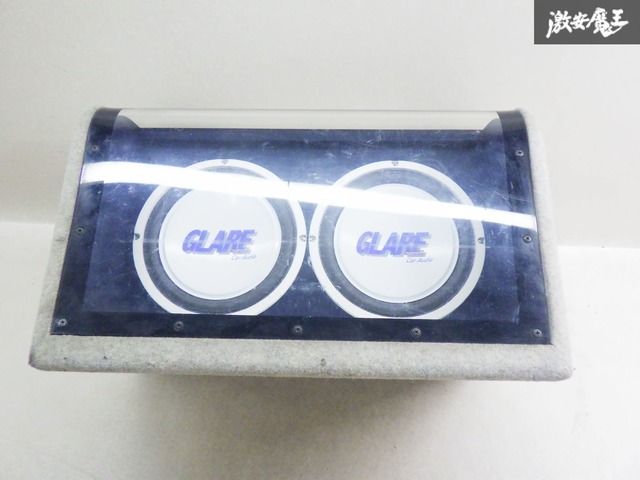 GLARE KG-01 ウーファー 2基搭載 送料無料 GLARE KG-01 パワードサブウーハー PWA-80 パワー