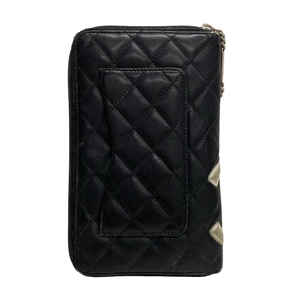 【mama様】CHANEL カンボンライン ラウンドファスナー ベージュ mama様】CHANEL カンボンライン ラウンドファスナー ベージュ