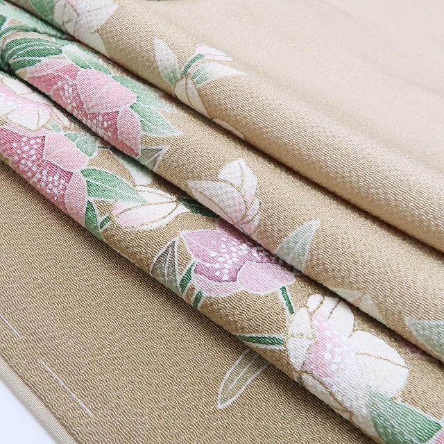 正絹 仕付け糸付