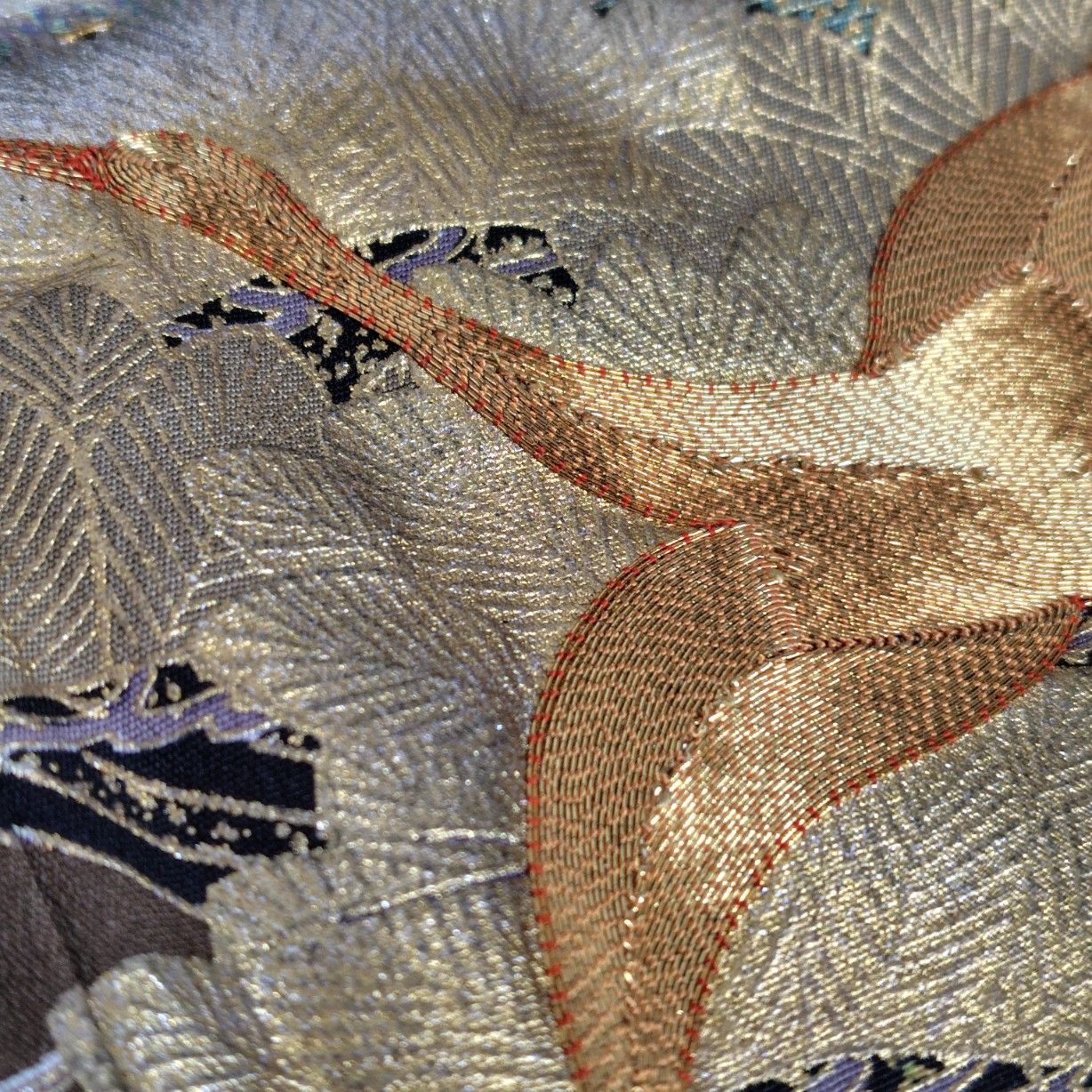 着物リメイクワンピース 留袖ドレス 菊花流水 着物リメイク ワンピース