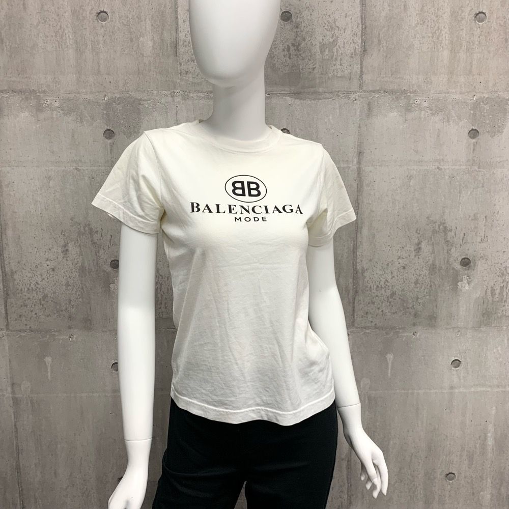 タイムセール】 バレンシアガ 半袖Tシャツ レディース ロゴ タイムセール】 バレンシアガ 半袖Tシャツ レディース ロゴ