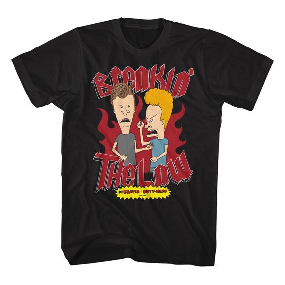 ビーバス アンド バットヘッド Tシャツ BEAVIS and BUTT-HEAD BREAKIN ...