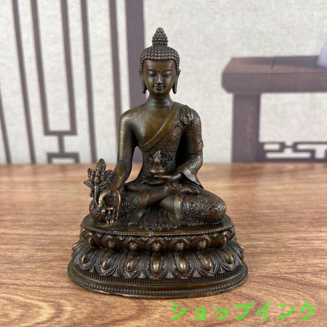 仏教美術 仏像 薬師仏薬王菩薩仏像 鎮宅辟邪 開運風水 招財 置物 工芸品 仏教美術 仏像 堅牢地神 辟邪 開運 風水 招財 置物 工芸品