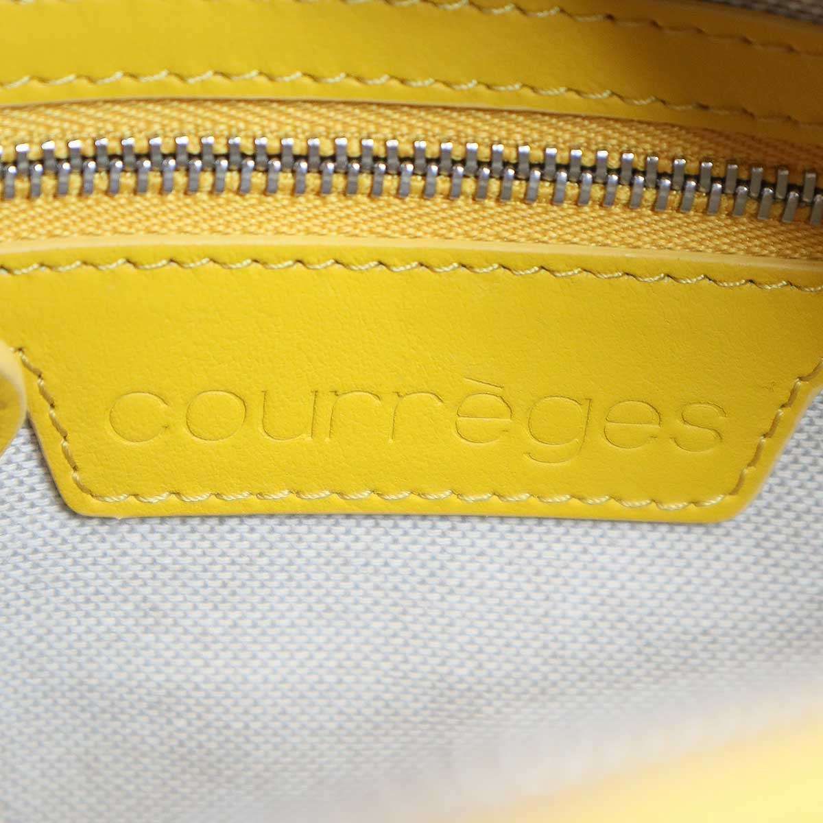 Courreges クレージュ Reedition Camera Bag ショルダーカメラバッグ  イエロー Courreges クレージュ Reedition Camera Bag ショルダーカメラバッグ