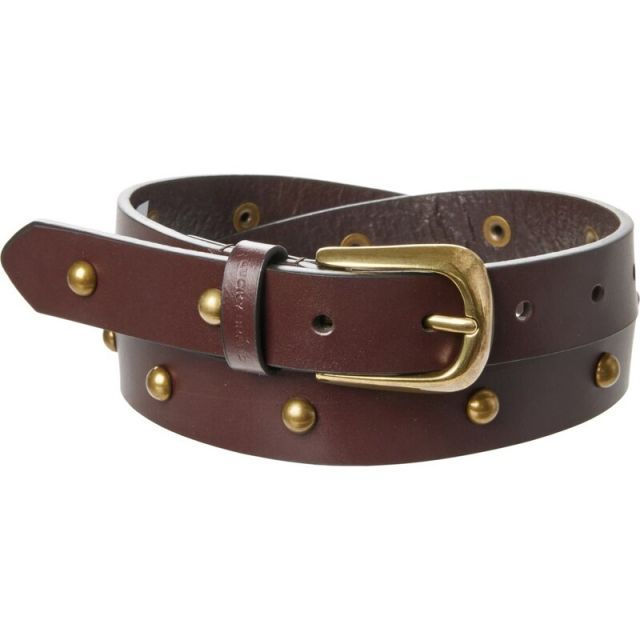 MHL マーガレットハウエル ベルト　ブラウン MHL. ベルト NARROW MILITARY BELT レディース : ZOZOTOWN Yahoo!店
