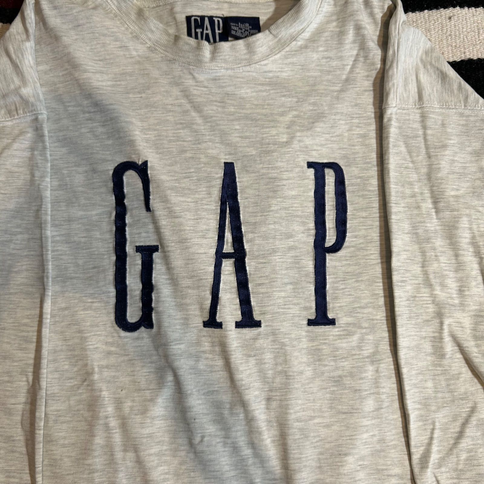 GAP ロゴ ロングティーシャツ ロンT L 90s old OLDGAP オールド