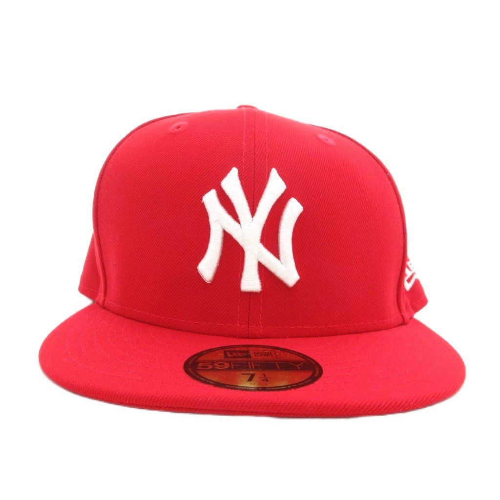 NEW ERA NEW YORK YANKEES キャップ レッド 7 1/2 ニューエラ NEW ERA 59FIFTY MLB NEW YORK YANKEES キャップ