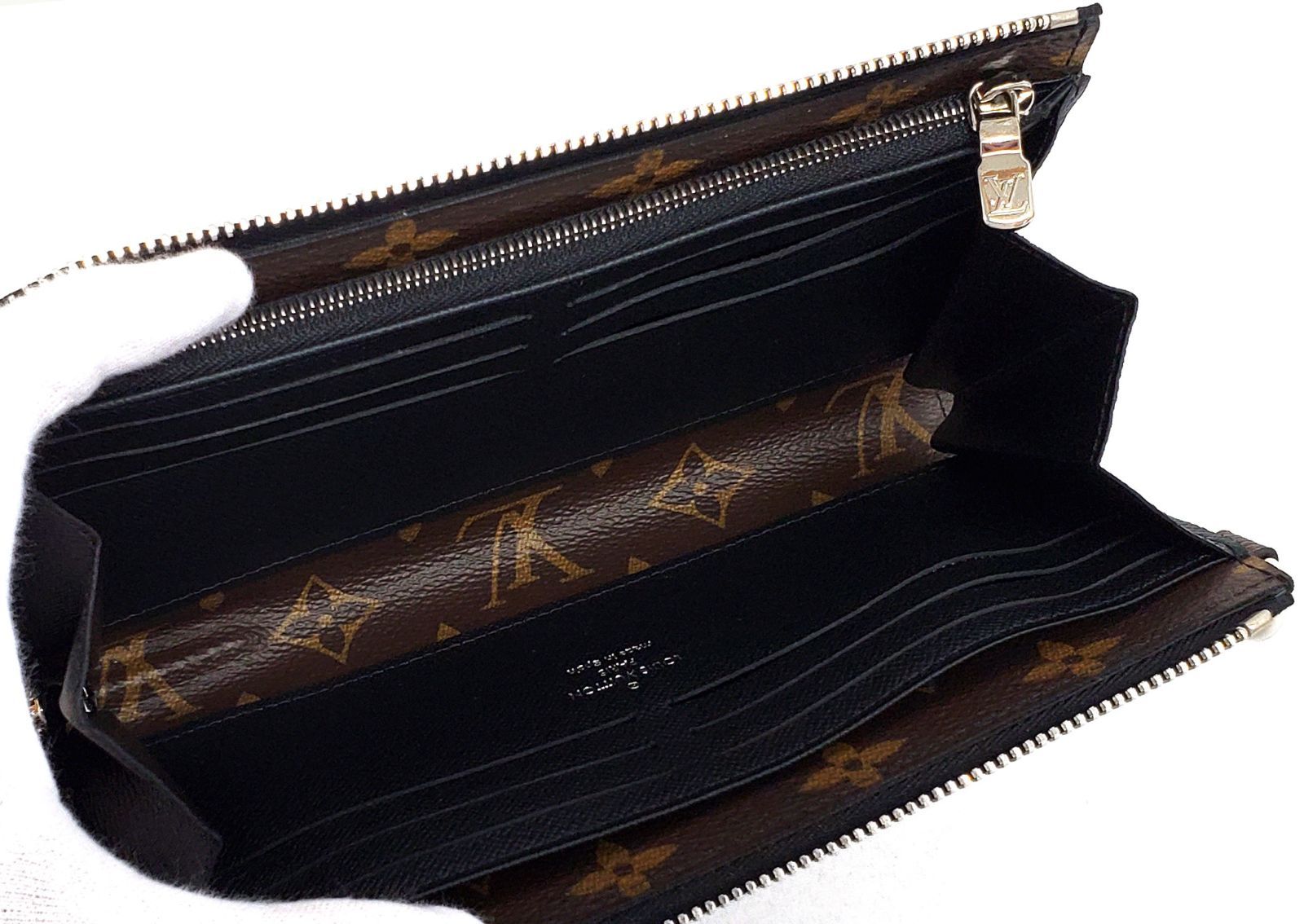 ルイ・ヴィトン　モノグラム　マカサー　ジッピードラゴンヌ　ICチップ　超美品 超極美品 LV 長財布 モノグラム マカサー ジッピードラゴンヌ IC