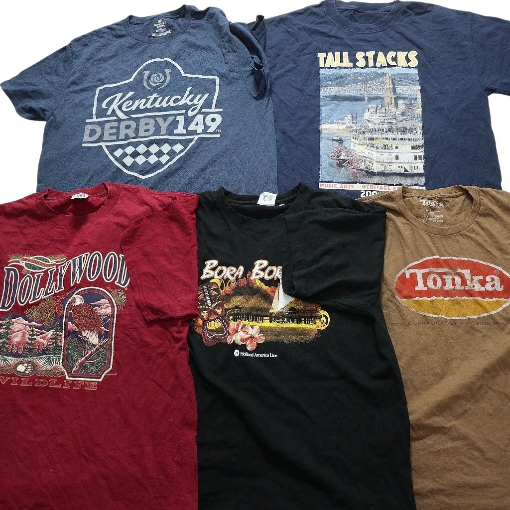 US古着 Tシャツ 50枚まとめ売り 卸 メンズサイズ ムービー カレッジロゴ 古着卸 まとめ売り カラーmix プリント 半袖Tシャツ 20枚セット