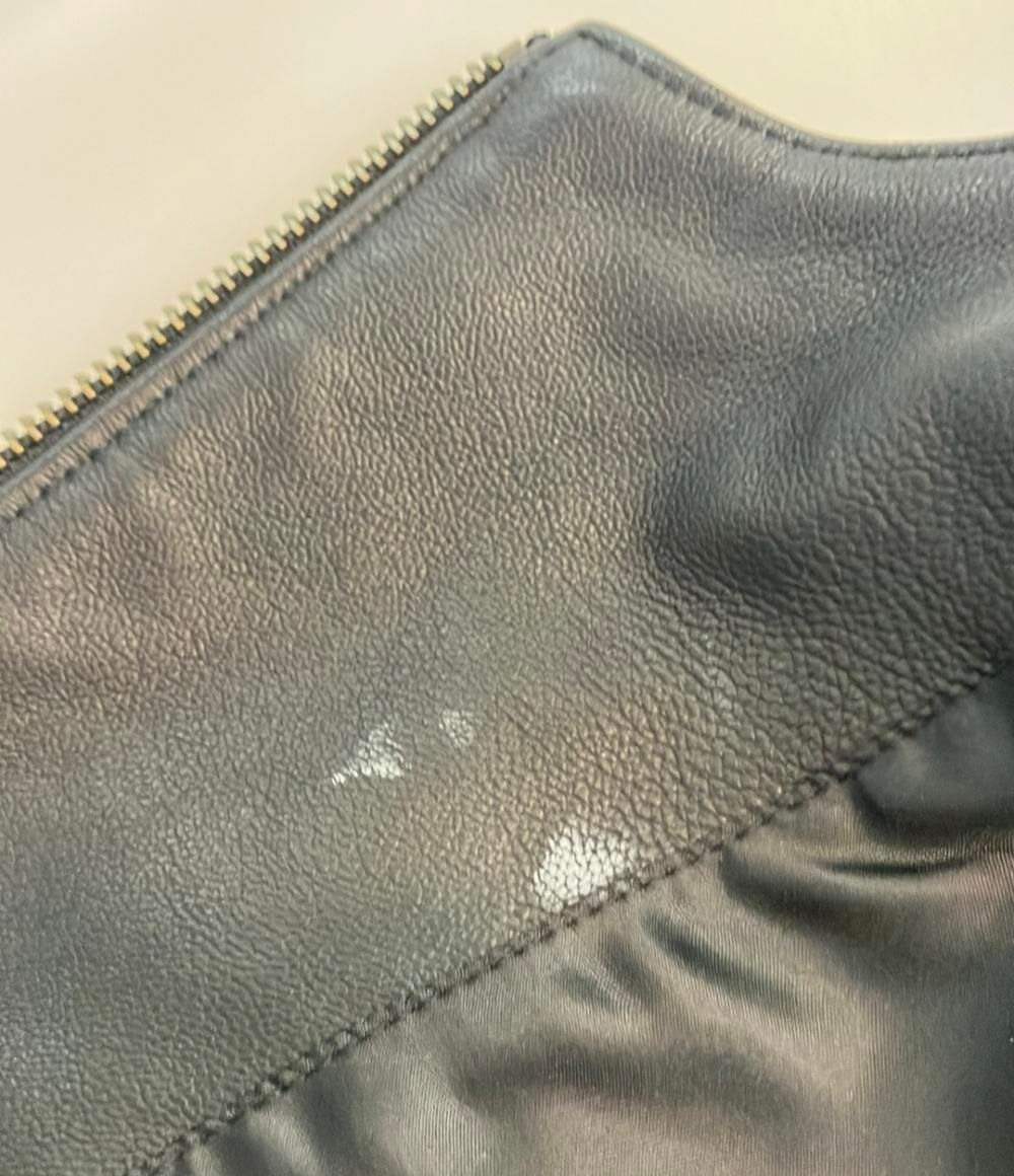 極美品】Acnestudios MOCKレザーライダースジャケット 羊革 32 Acne