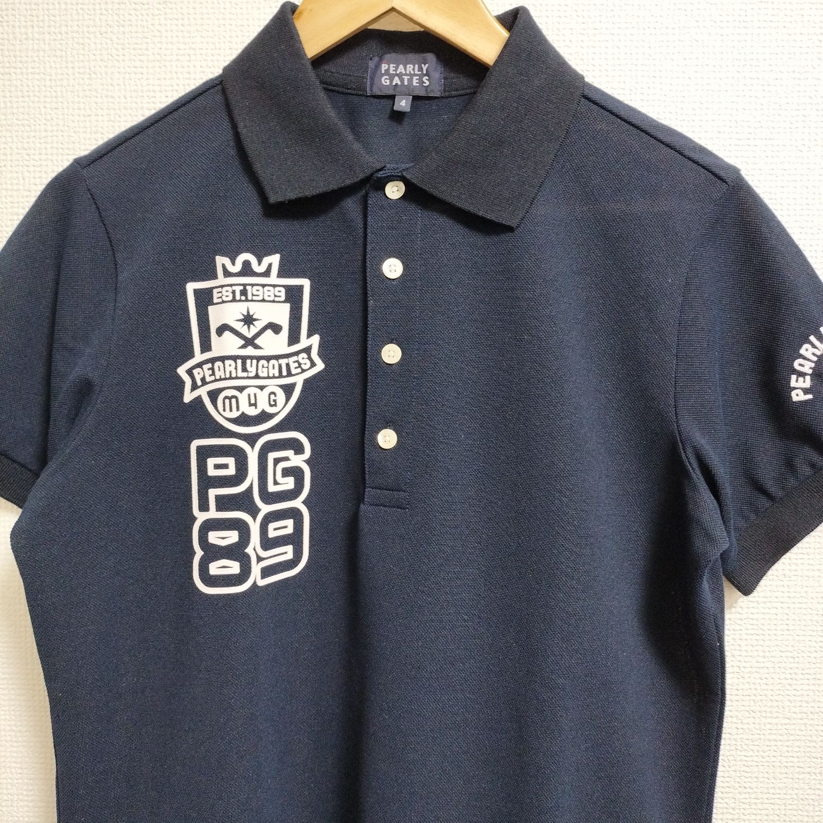 BEAMS GOLF ビームスゴルフ ウール混 ハーフジップハイネックシャツ M