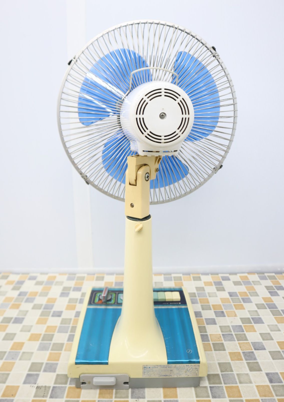 ▽昭和レトロ 当時物｜3枚羽 扇風機 お座敷扇 レトロ扇｜SANYO EF-6LV