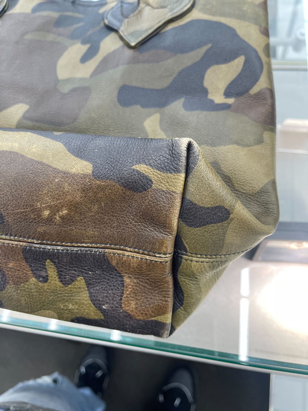 CHROME HEARTS (クロムハーツ) FS TOTE FSトート カモ柄 クロス