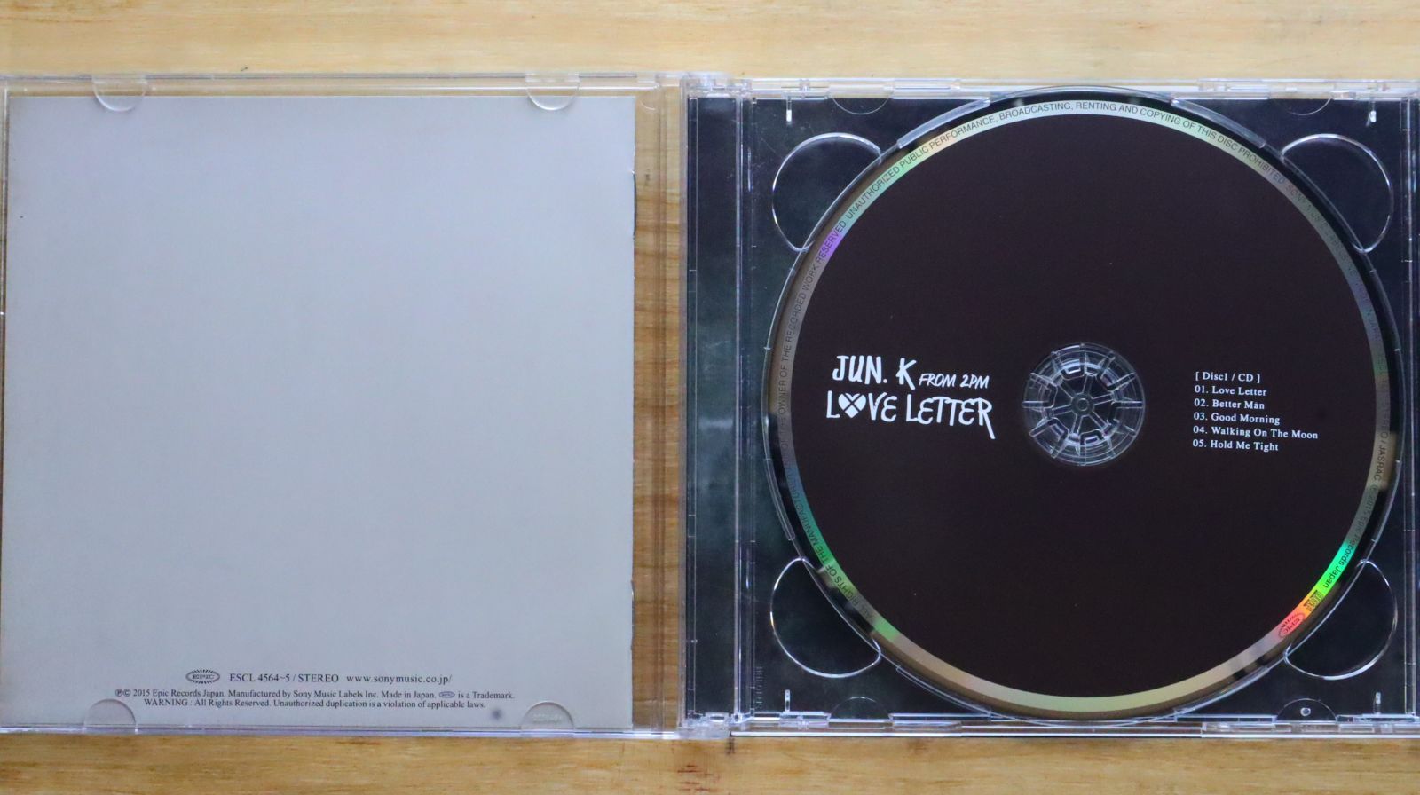 【即出荷】 国内盤CD☆ジュン・ケイ(From 2PM)/Jun.K(From Love 2PM)□ K-POP・アジア