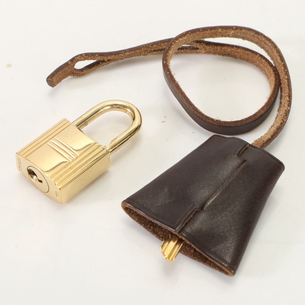 美品 エルメス カデナ 100番 キー 鍵1本 ゴールド パドロック バーキン