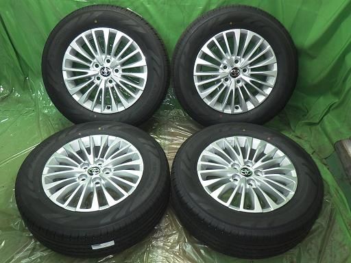 【中古】24年製 バリ山 40アルファード 純正 17インチ ヨコハマ アドバンV03