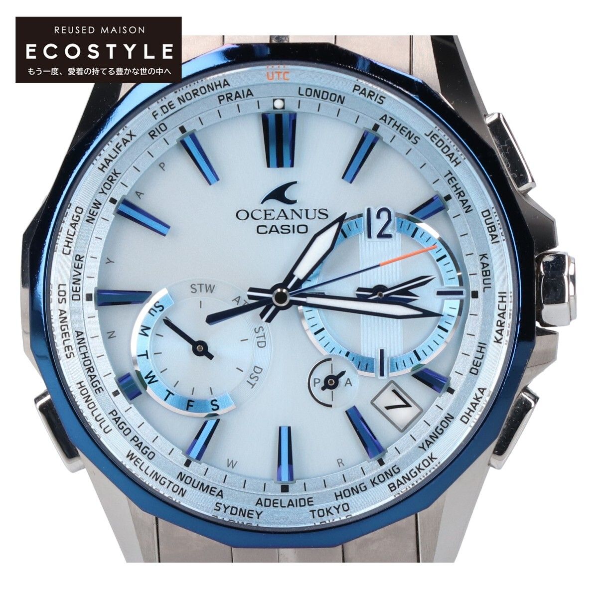 CASIO カシオ OCW-S3400D-2AJF OCEANUS オシアナス マンタ マルチバンド6 タフソーラー電波 - メルカリ