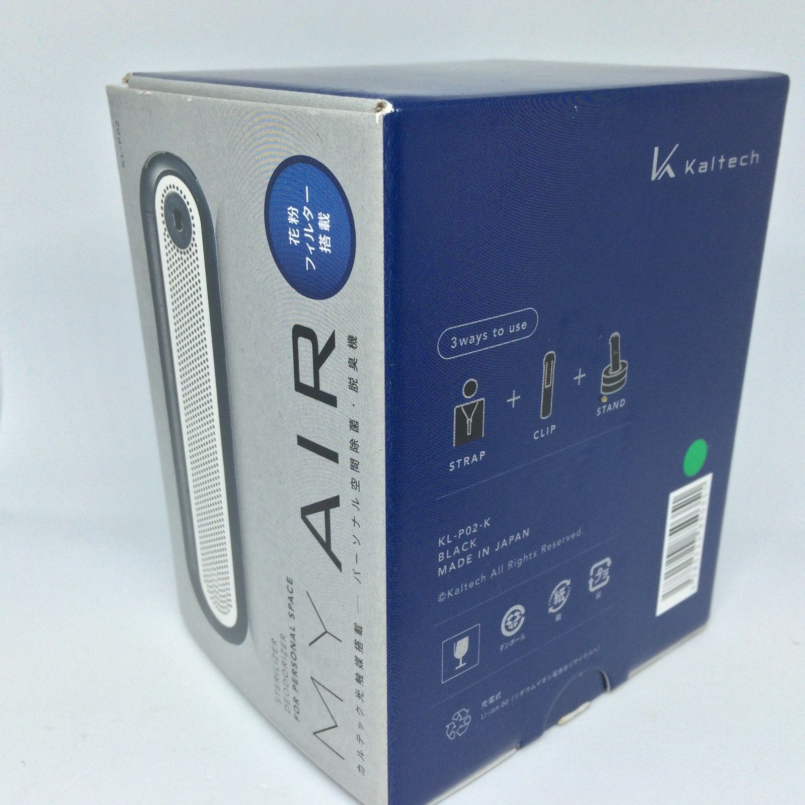 W818 新品 Kaltech カルテック 花粉フィルター搭載 MY AIR